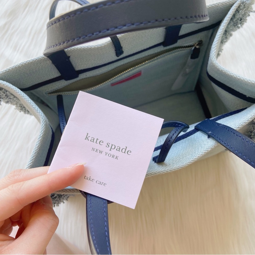 Kate Spade Sam Denim Medium Satchel - Picture 10 of 13